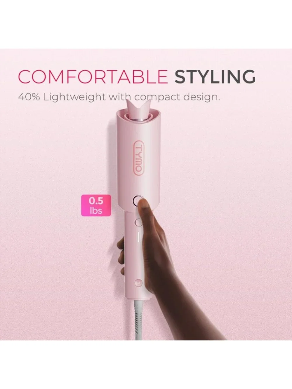 Automatic Rotating Curling Iron for Beach Waves - Easy Hair Curler Tool